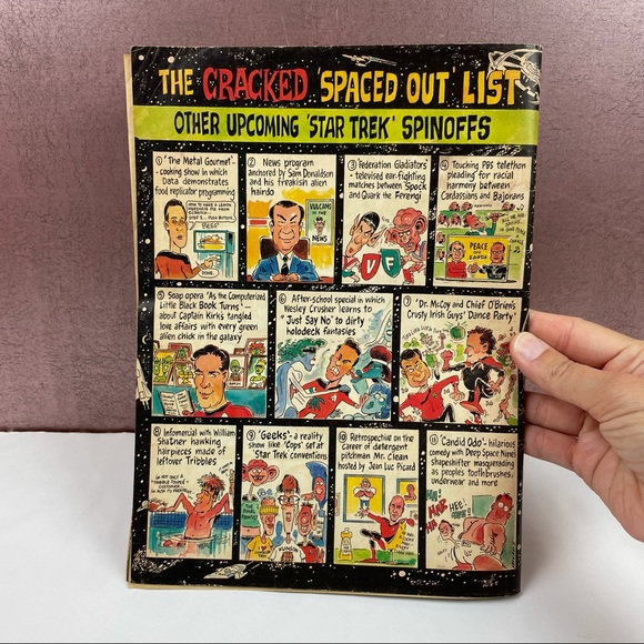 Cracked Spaced Out Comic Book Star Trek 1993 - Picture 4 of 7